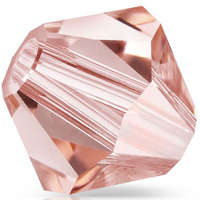 PCBIC06 PL 2 ROSPEA - Preciosa crystal bicones - rose peach